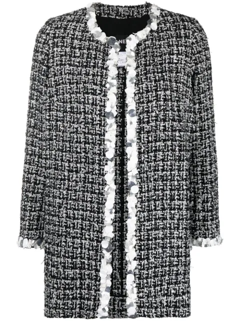 2009 open-front tweed jacket